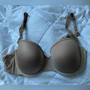 Beige thirdlove 24/7 t-shirt bra sz 36 1/2 B